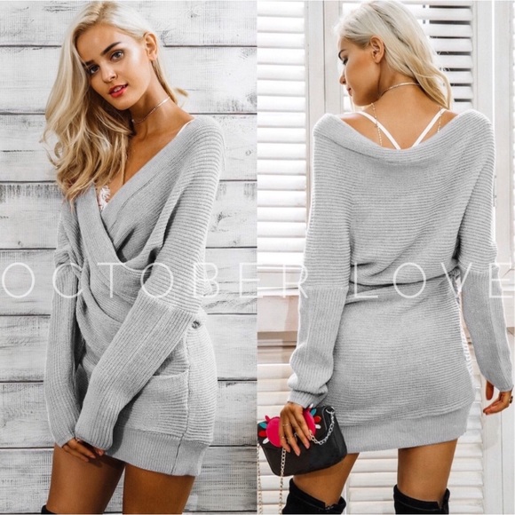LAST ONE! BEST SELLER Sweater Dress or Tunic - Picture 2 of 4